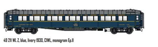 Z, blau, Farbgebung 1930, CIWL, Monogramm  /  Ep. II  /  CIWL  /  HO  /  DC  /  1 P.