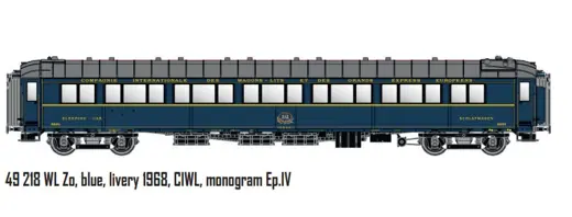 Zo, blau, Farbgebung 1968, CIWL, Monogramm, Variante  /  Ep. IV  /  CIWL  /  HO  /  DC  /  1 P.