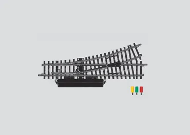 Märklin K-Gleis Weiche links Länge 168,9 mm