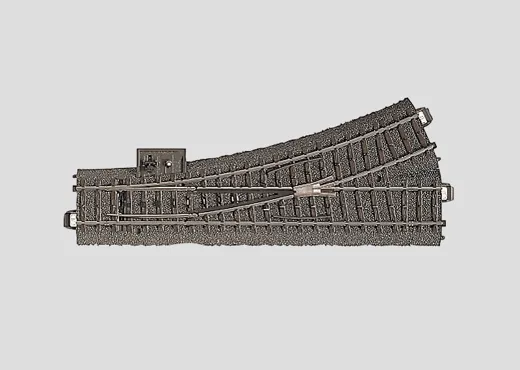 Märklin Weiche links Länge 188,3 mm