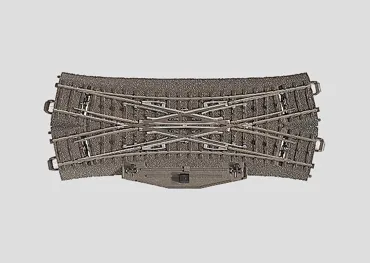 Märklin Doppelkreuzungsweiche Länge (DKW) 188,3 mm
