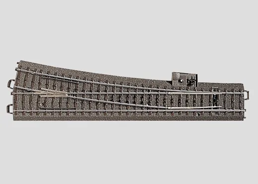 Märklin Schlanke Weiche rechts Länge 236,1 mm