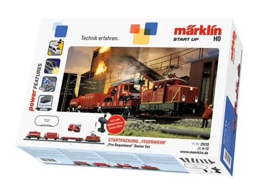 Märklin Start up - Startpackung "Feuerwehr" für Kinder ab 6 Jahren , DB