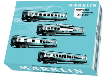 Rheingoldwagen-Set "Tin Plate", DB