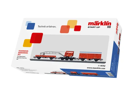 Märklin Start up - Feuerwehr-Bergekran-Set , DB