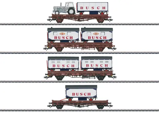 Güterwagen-Set Zirkus Busch