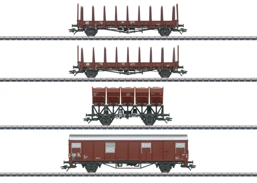 Güterwagen-Set , DB