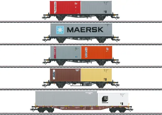 Container-Tragwagen-Set , DB