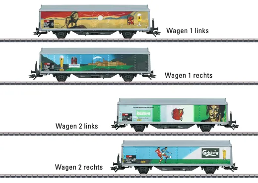 Schiebewandwagen-Set, SBB