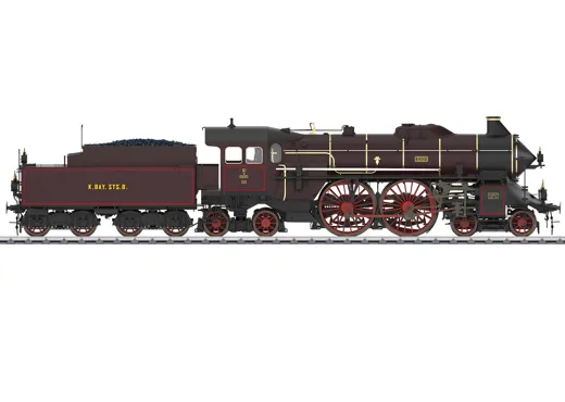 Dampflokomotive Baureihe S 2/6 , K.Bay.Sts.B.