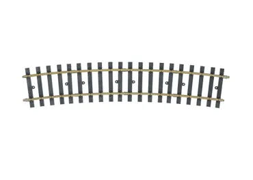 Gebogenes Gleis  Radius 1.550 mm. 15°