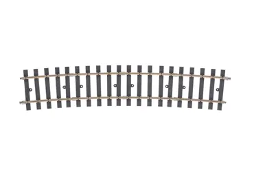 Gebogenes Gleis  Radius 2.321 mm. 10°