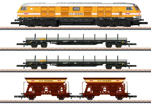 Zugpackung "Wiebe" mit Diesellokomotive V320 001-1, DB