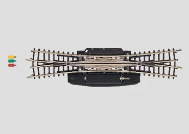 Märklin Doppelte Kreuzungsweiche Länge 112,8 mm