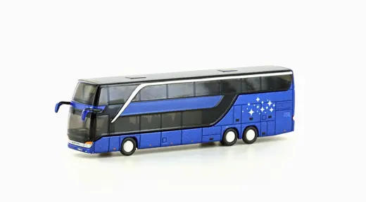 Setra S 431DT Reisebus neutral, metallic blau