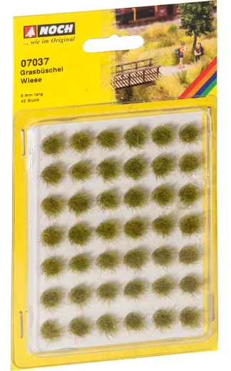 Mini-Set Grasbüschel Wiese 6 mm
