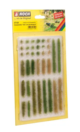 Grasstreifen hell- und dunkelgrün 6 mm