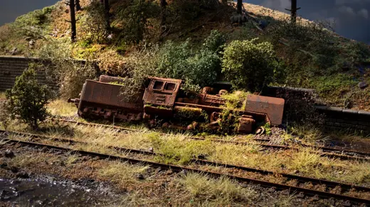 Vergessener Ort - Lokomotive