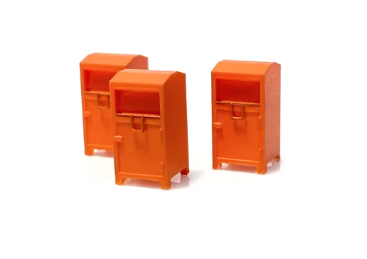 Orange Kleidercontainer (3 St.)