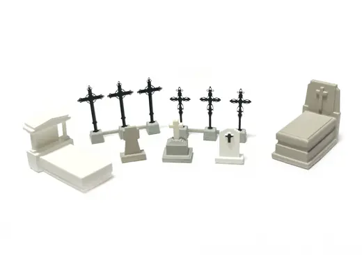 Friedhof mit alten christlichen Gräbern