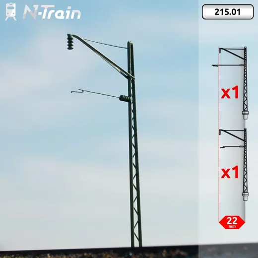 DRG - Gittermasten mit Ausleger (2 St.)