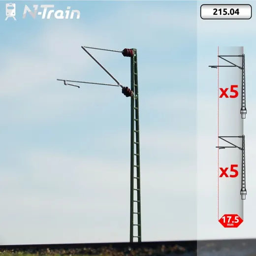 DB - Gittermasten mit Re160 Ausleger - S (10 St.)