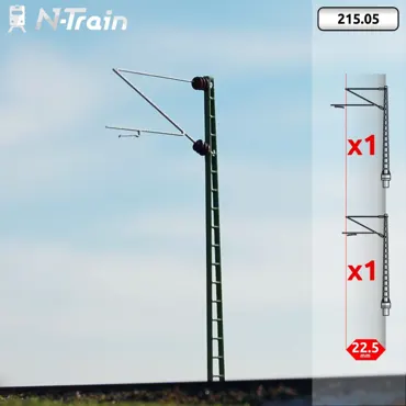DB - Gittermasten mit Re160 Ausleger - M (2 St.)