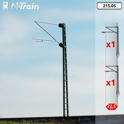 DB - Gittermasten mit Re160 Ausleger - M (2 St.)