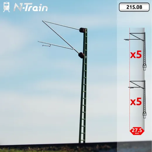 DB - Gittermasten mit Re160 Ausleger - L (10 St.)