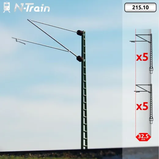 DB - Gittermasten mit Re160 Ausleger - XL (10 St.)