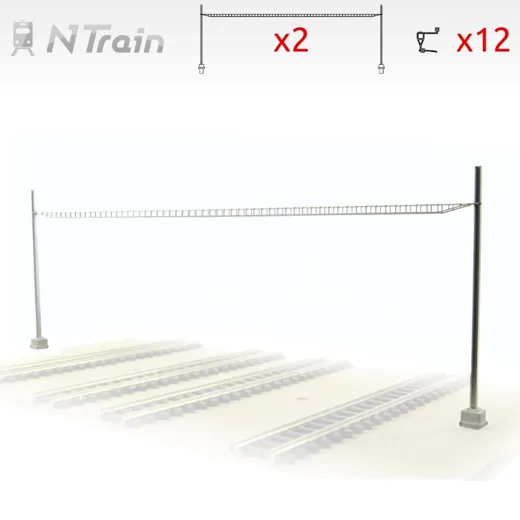 SBB - Quertragwerke für 4-6 Gleise (2 St.)