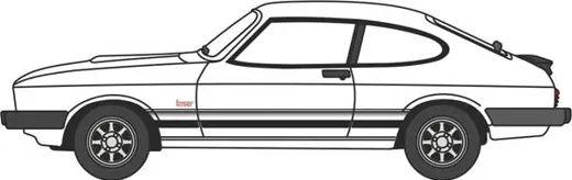 Ford Capri Mk III White