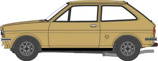 Ford Fiesta Mk I beige
