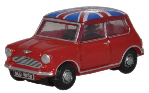 Austin Mini Red/Union Jck