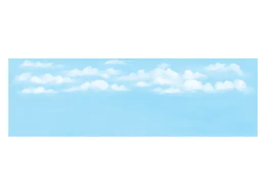 Hintergrundkulisse mit Wolkenhimmel