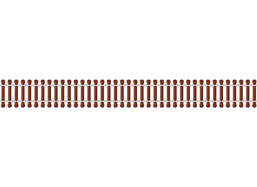 H0 Cd75 Flexgleis Stahlschwellen (VE25)