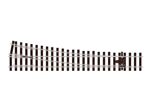 Code 200 Weiche rechts, mittlere, R 3050 mm