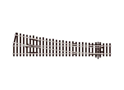 H0 Cd100 12° Weiche rechts, mittlerer Radius