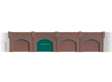H0/N  Stützmauer m. Arkadenwerkstatt