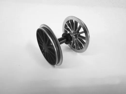 G Radsatz mit Zahnrad und Haftreifen + Kugellagern für BR 194