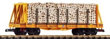 G Flachwagen mit Holzladung UP