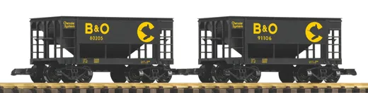 G 2er Set Schüttgutwagen B&O