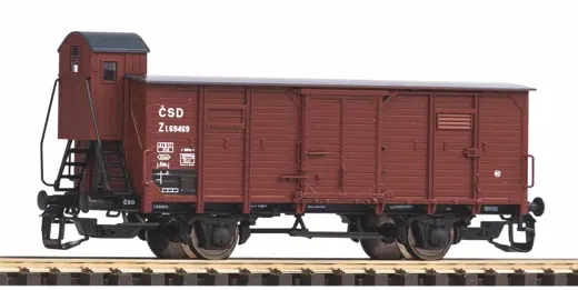 TT Gedeckter Güterwagen G02 CSD III mit Bremserhaus