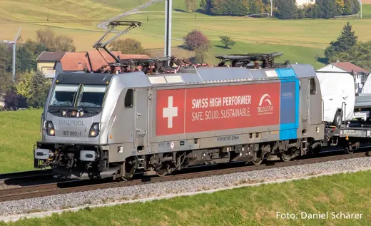 Sound-E-Lok 187 002 TX Logistik Railpool VI Wechselstromversion, inkl. PIKO Sound-Decoder, Privatbahn