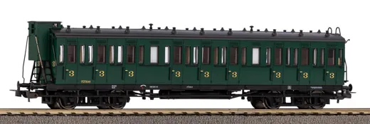 Abteilwagen 3. Klasse SNCB III mit Bremserhaus