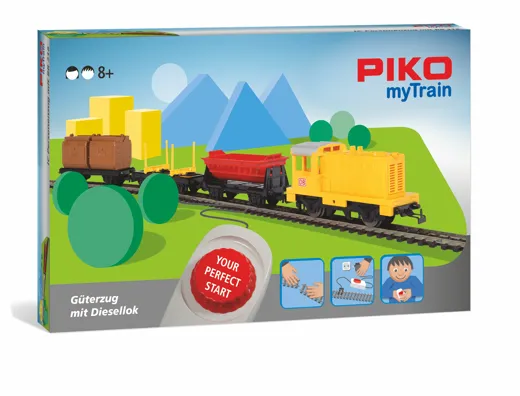 PIKO myTrain® Start-Set Güterzug mit Diesellok, DB