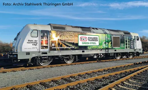 Diesellokomotive TRAXX Sahlwerk Thüringen VI Wechselstromversion, Privatbahn