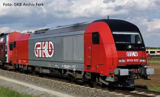 Diesellok Herkules Rh 2016 GKB VI Wechselstromversion, Privatbahn