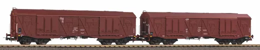2er Set Grossraumgüterwagen 401Ka PKP V