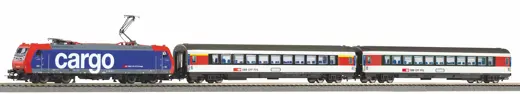 PIKO SmartControl light Set mit Bettungsgleis SBB Personenzug